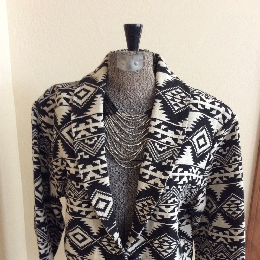 Black and cream jacket